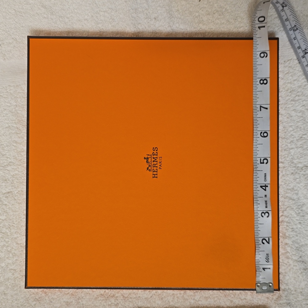 Orange Box with White Interior